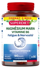 Superdiet Magnésium Marin + Vitamine B6 90 Comprimés