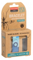 Manouka Bracelet Anti-Moustiques + Recharge 6 ml