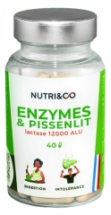 Nutri&amp;Co Enzimas &amp; Dente-de-le&atilde;o 40 C&aacute;psulas
