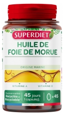 Superdiet &Oacute;leo de F&iacute;gado de Bacalhau 45 C&aacute;psulas