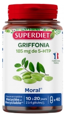 Superdiet Griffonia 185 mg de 5-HTP 40 Gélules