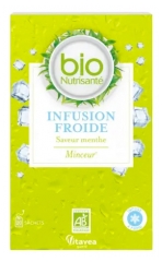 Vitavea Infus&atilde;o Fria Magreza Sabor Menta Bio 20 Saquetas