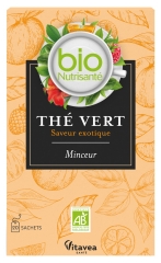Vitavea Thé Vert Minceur Saveur Exotique Bio 20 Sachets
