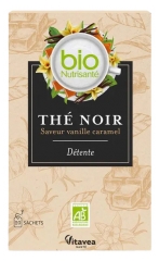 Vitavea T&eacute; Negro Relajante Sabor Vainilla Caramelo Ecol&oacute;gico 20 Bolsitas
