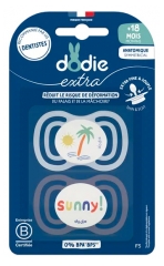 Dodie Extra 2 Soothers Anatomiques Symmetrical + 18 Months F5