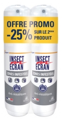 Insect Ecran Anti-Moustiques Spray Répulsif Peau Zones Infestées Lot de 2 x 100 ml