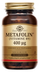 Solgar Metafolin Vitamīns B9 400 &micro;g 50 Tabletes