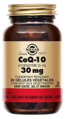 Solgar CoQ-10 30mg 30 Vegetable Capsules