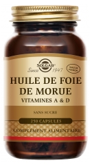 Solgar Huile de Foie de Morue 250 Capsules
