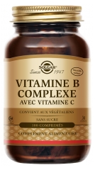 Solgar Vitamine B Complex avec Vitamine C 100 Comprimés