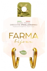 Farma Bijoux hipoalerginiai auskarai apskritimai V 20 mm