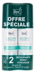 RoC Keops Deodorant Spray Fr&auml;schhet Set med 2 x 100 ml