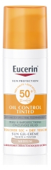 Eucerin Sun Ochrann&yacute; gel-kr&eacute;m s t&oacute;novac&iacute;m efektem Medium SPF50+ 50 ml