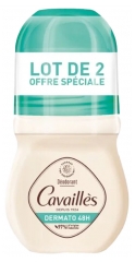 Cavaill&egrave;s Dermato 48H Desodorante Roll-On Pack de 2 x 50 ml