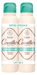 Cavaillès Déodorant Dermato 48H Spray Lot de 2 x 150 ml