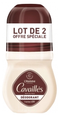 Rog&eacute; Cavaill&egrave;s Desodorante Hombre Dermato Pieles Sensibles 48H Roll-On Lote de 2 x 50 ml