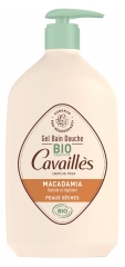 Cavaillès Gel Bain Douche Peaux Sèches Macadamia Bio 1 L