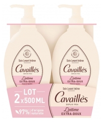 Cavaill&egrave;s Ekstra-nežen intimni izdelek za umivanje, paket 2 x 500 ml