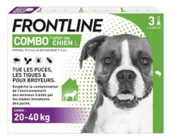 Frontline Combo Spot-On Dog L (20-40 kg) 3 Pipettes