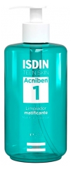 Isdin Acniben 1 Gel Nettoyant Matifiant 400 ml
