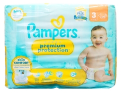 Pampers Premium Protection Skin Comfort 30 Nappies Size 3 (6-10 kg)