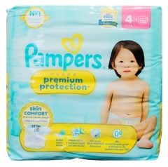 Pampers Premium Protection Skin Comfort 25 Nappies Size 4 (9-14 kg)