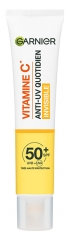 Garnier SkinActive Witamina C Niewidoczny Codzienny Fluid Ochronny UV Przeciw Przebarwieniom SPF50+ 40 ml