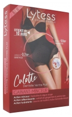 Lytess Formande Kosmetotextil - Slimming Trosa Spets Platt Mage Svart F&auml;rg