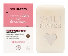 Solinotes Jab&oacute;n S&oacute;lido Ultrasuave de Rosas 100 g