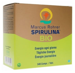 Marcus Rohrer Espirulina Ecol&oacute;gica 540 Comprimidos