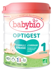 Babybio Optigest 1 Formule Épaissie de 0 à 6 Mois Bio 800 g