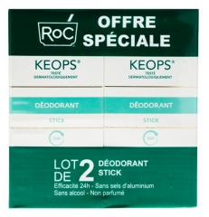 RoC Keops Desodorante Stick Lote de 2 x 40 ml