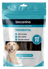 Biocanina Triodental C&atilde;es Grandes 15 Tiras Vegetais