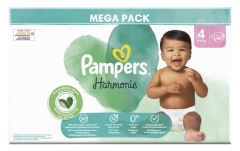 Pampers Harmonie Tamanho 4 80 Fraldas (9-14 kg)