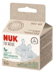 NUK Natura Senso 2 Tettarelle in Silicone
