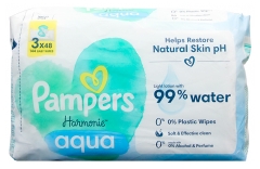 Pampers Armonia Aqua Confezione da 3 x 48 Salviette