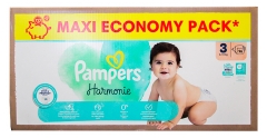 Pampers Harmonie Mărimea 3 Maxi Pack 96 Scutece (6-10 kg)