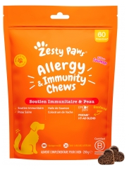Zesty Paws Koiran Herkut Immuunij&auml;rjestelm&auml;n & Ihon Tukeen Lohi 200 g