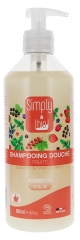 Simply Bio Fruktu &Scaron;ampūns un Du&scaron;as Želeja Bio 500 ml