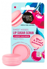 Organic Shop Gommage au Sucre Lèvres Cerise 10 ml