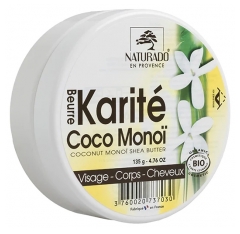Unt de Karit&eacute; Coco Mono&iuml; Bio Naturado en Provence 135 g