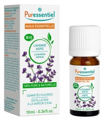 Puressentiel Essential Oil Lavender Aspic Bio 10ml