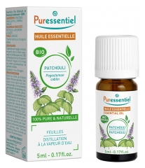 Puressentiel Organic Patchouli Essential Oil (Pogostemon Cablin) 5ml