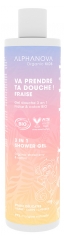 Alphanova Kids Go Take Your Shower! Shower Gel 3in1 Organic Strawberry & Cotton 250ml