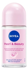 Nivea Pearl &amp; Beauty 48H pret sviedru dezodorants-antiperspirants ar rullīti 50 ml