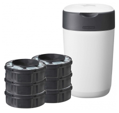 Tommee Tippee Poubelle à Couches Twist &amp; Click + 6 Recharges