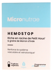 Micronutrae Hemostop 15 Vegetabiliska Kapslar