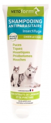 Vetoform Antiparasit&auml;r Insektsavvisande Schampo Hund och Katt 200 ml