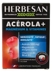 Herbesan Acerola + Magneziu + Vitamine 30 Comprimate