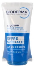 Bioderma Atoderm Mains &amp; Ongles Lot de 2 x 50 ml